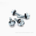 Hexagon head screws with EPDM washers